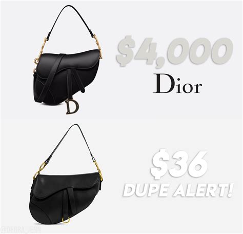 dior bag saddle dupe|Dior bobby bag dupe.